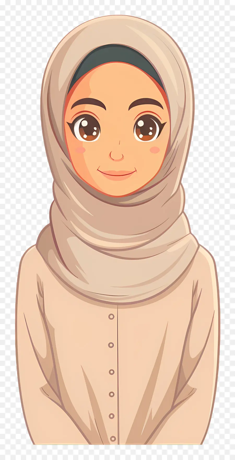 Jolie Fille Hijab，Fille En Hijab PNG