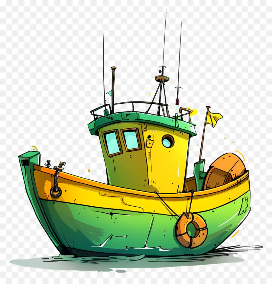 Bateau，Bateau De Pêche PNG