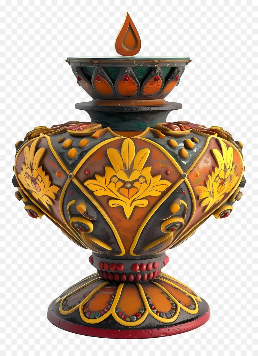 Puja Kalash，Lampe Décorative PNG