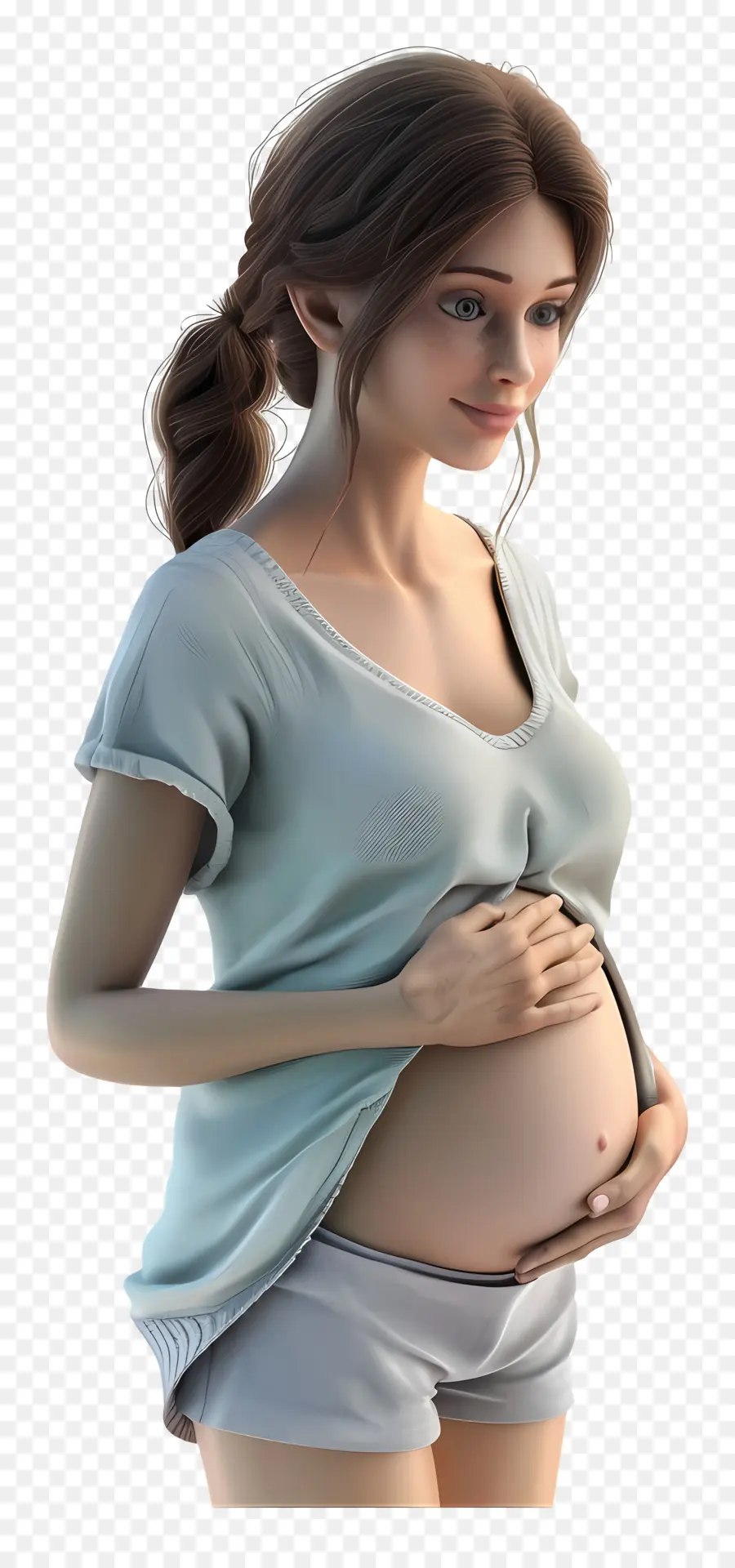 Femme Enceinte，Mère PNG