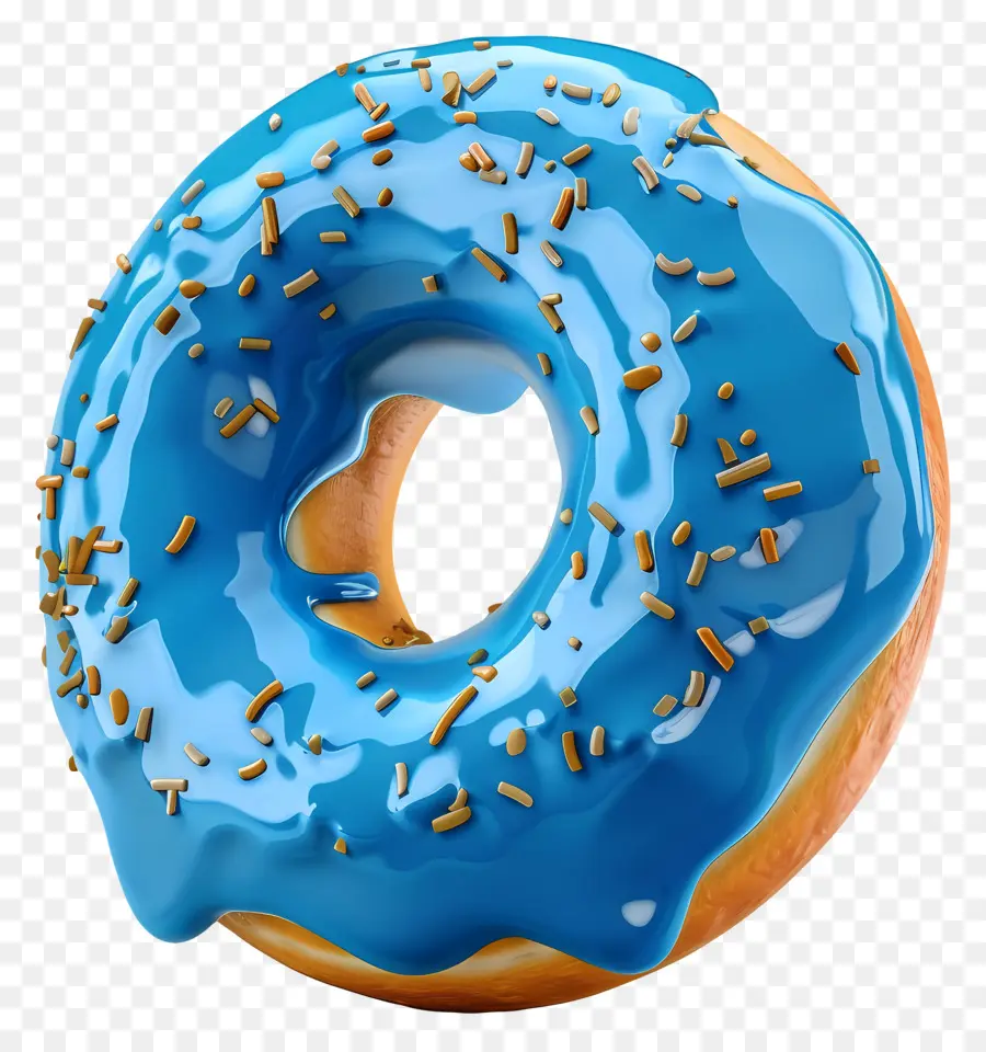 Beignet Bleu，Donut PNG