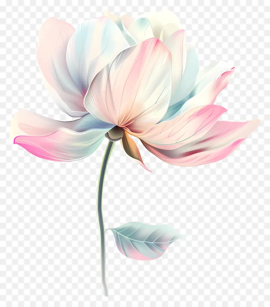 Fleur Pastel，Fleur Colorée PNG