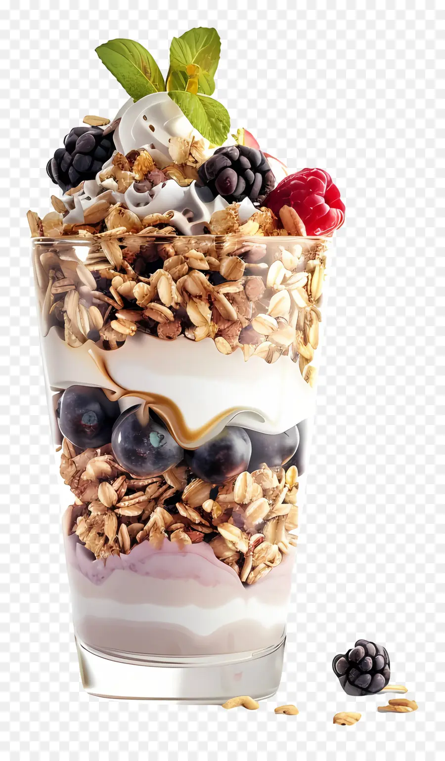 Parfait Au Yaourt，Fruits PNG