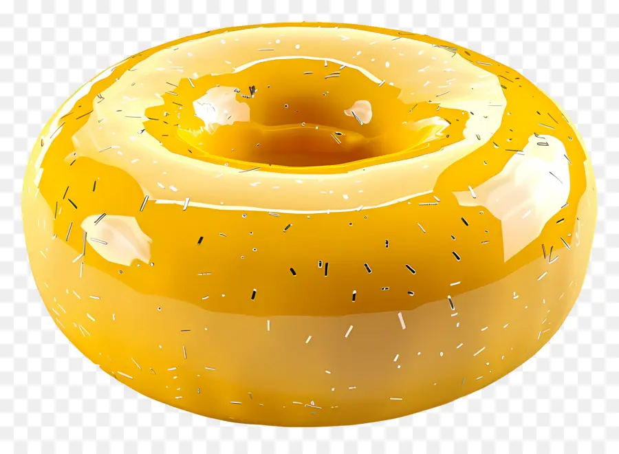 Beignet Jaune，Donut PNG