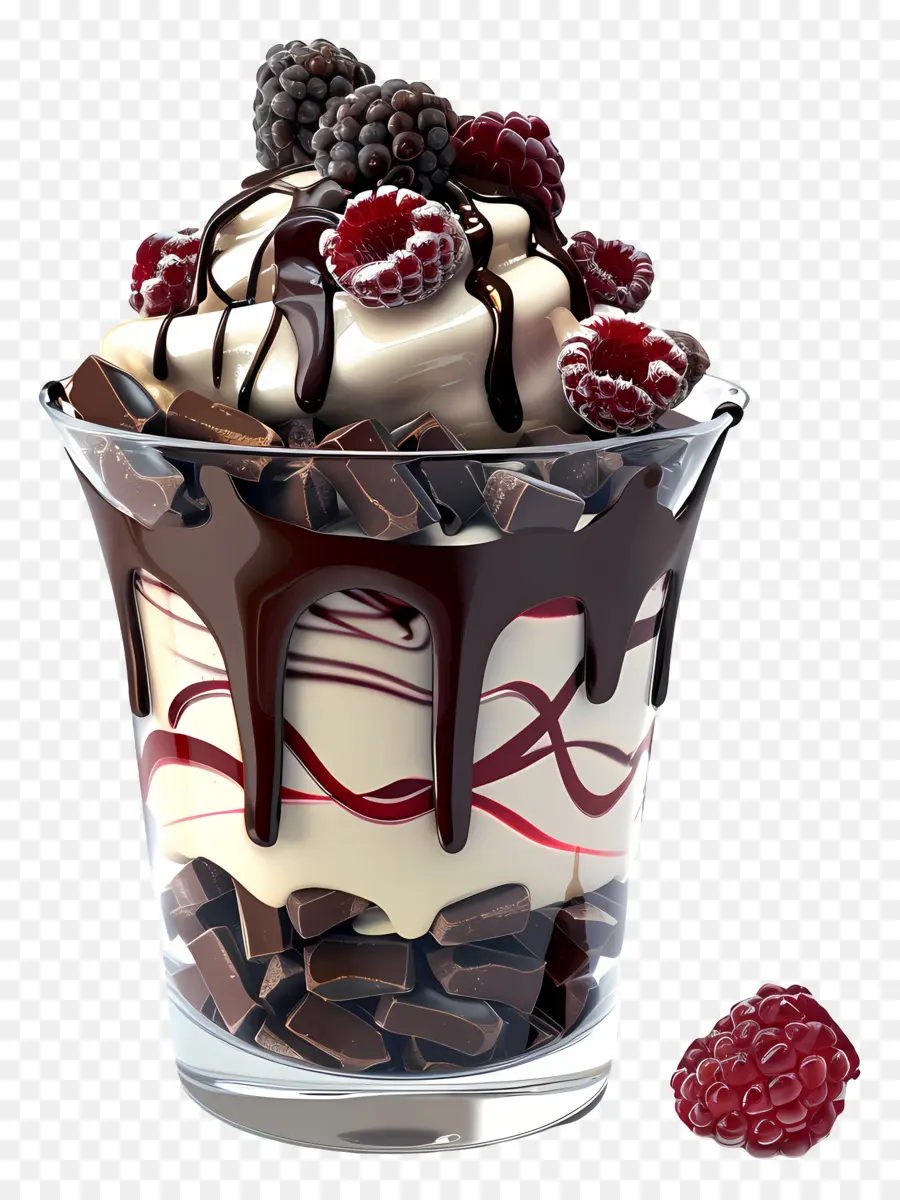 Parfait Au Chocolat，Dessert PNG