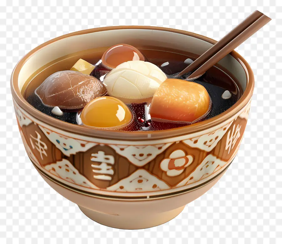 Soupe Oden，Bol De Dessert PNG