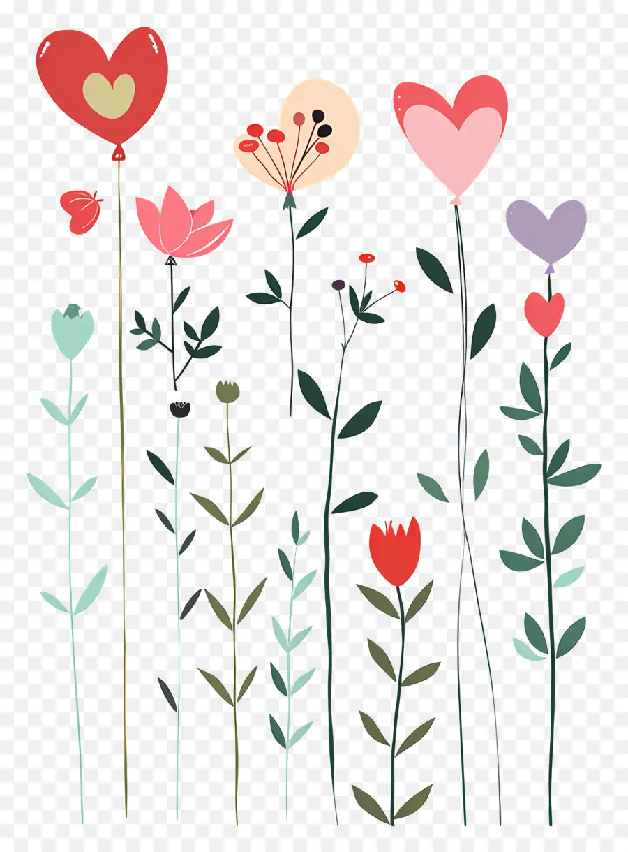 Fleurs Et Plantes，Fleurs De Dessin Animé PNG