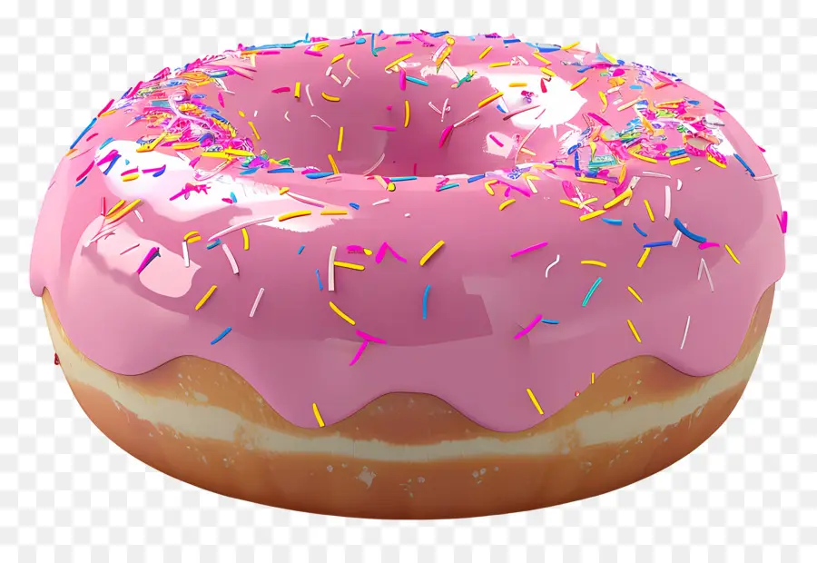 Beignet Rose，Donut PNG