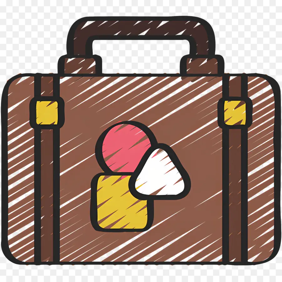 Bagages De Voyage，Valise Marron PNG