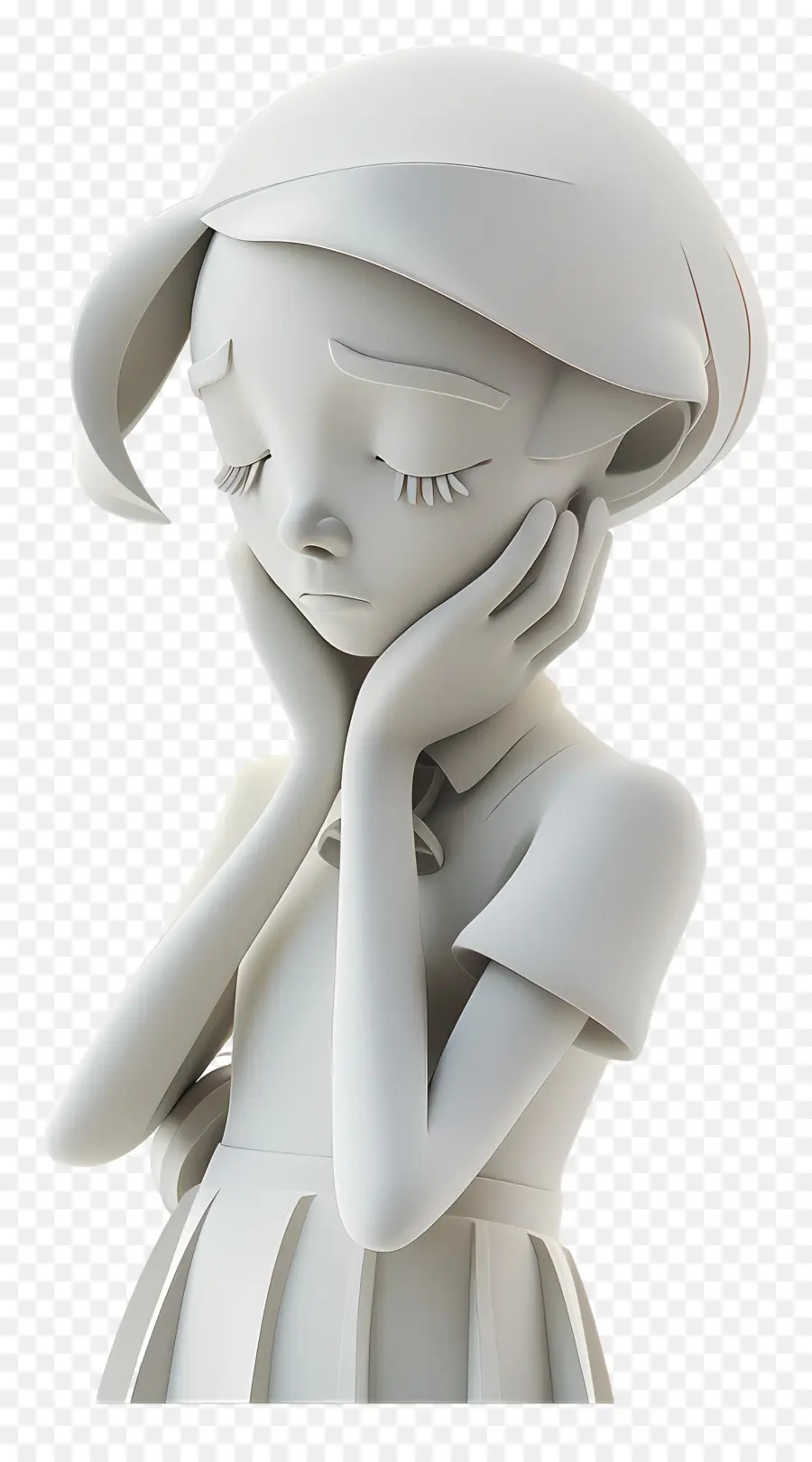 Femme Qui Pleure，Fille Triste PNG