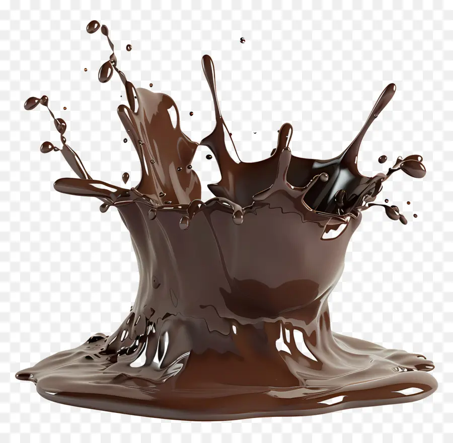 Éclaboussure De Chocolat，Liquide PNG