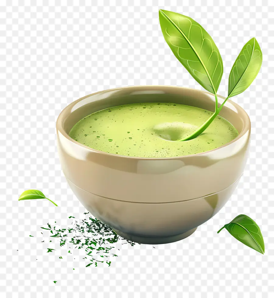 Thé Matcha，Thé Vert PNG