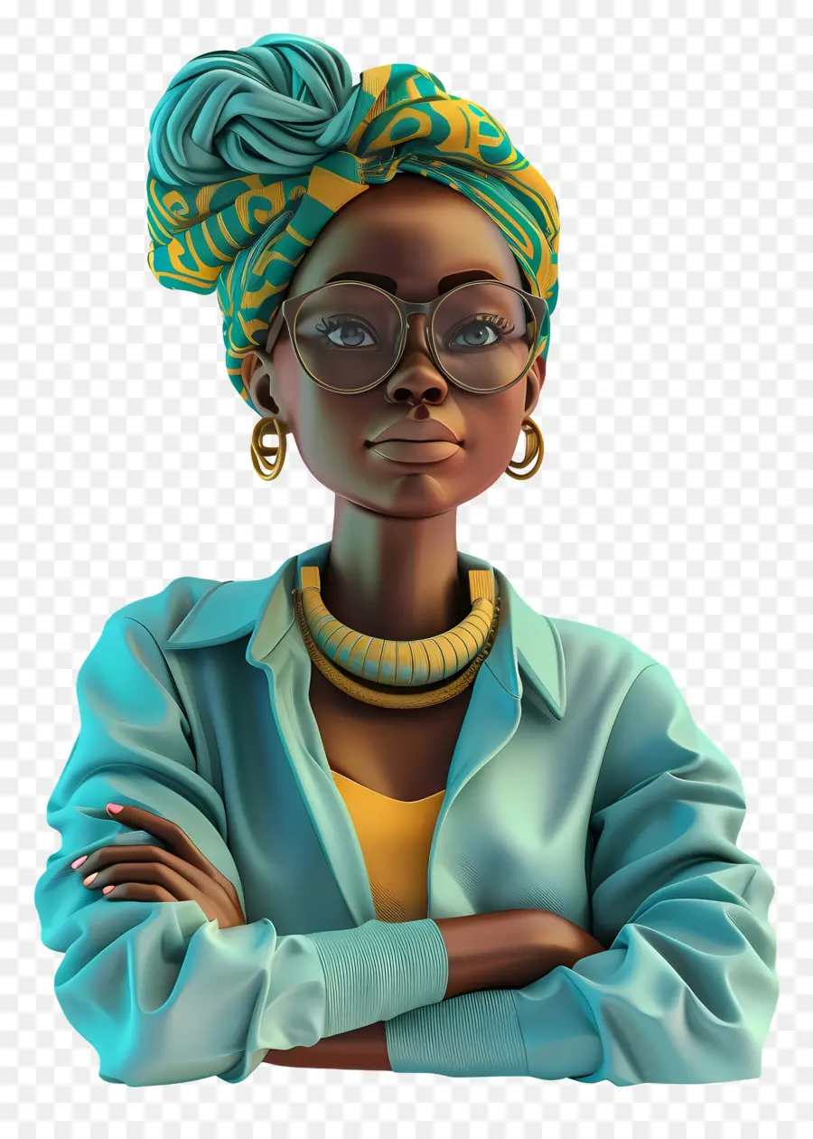 Femme Africaine，Femme Avec Bandeau PNG