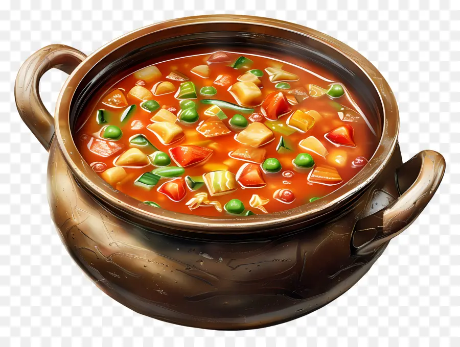 Soupe Minestrone，Soupe Aux Légumes PNG