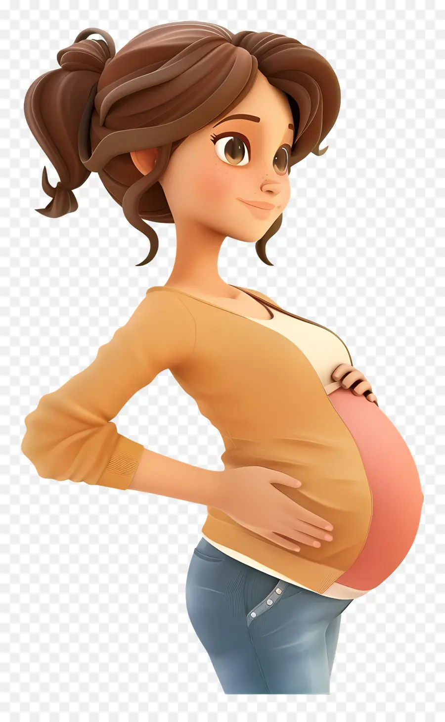 Femme Enceinte，Mère PNG