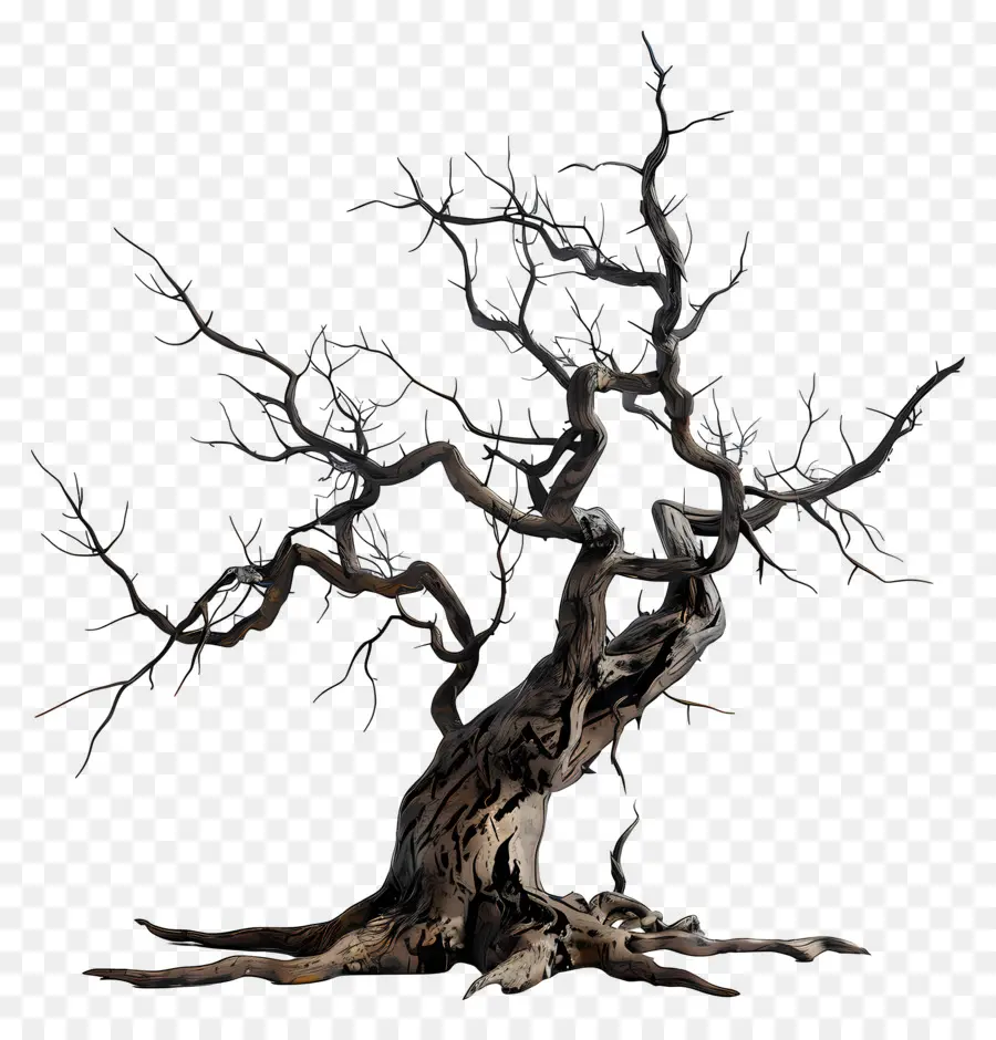 Arbre Mort，Arbre Tordu PNG