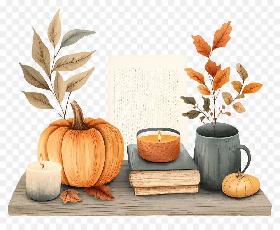 Automne Douillet，Décor D'automne PNG