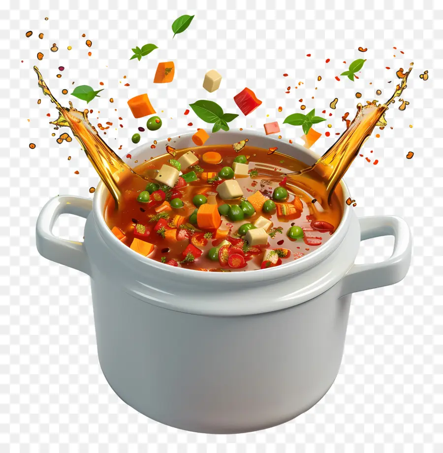 Soupe Minestrone，Soupe De Légumes PNG