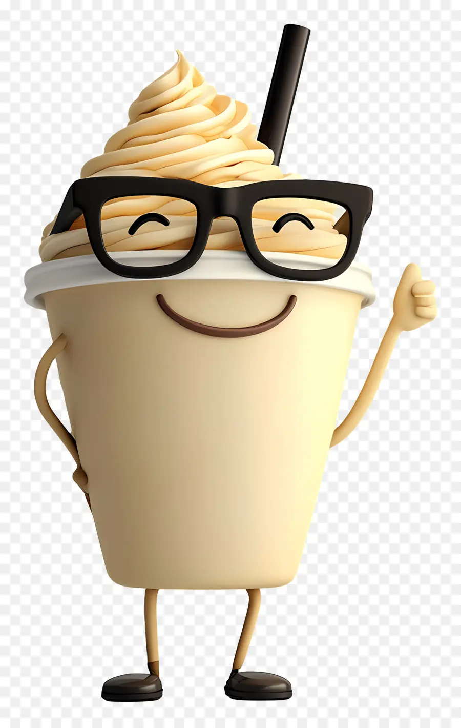 Frappe，Milk Shake Souriant PNG