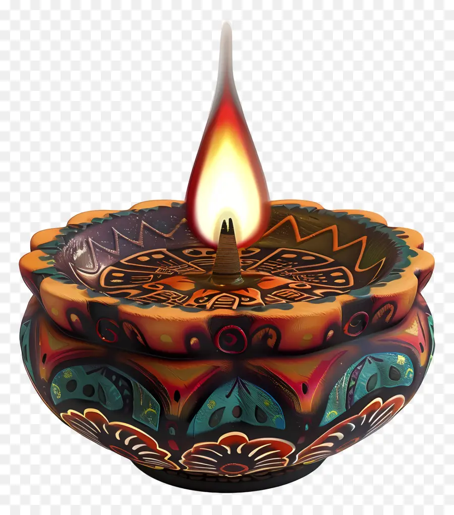 Diwali Diya，Lampe Diya PNG