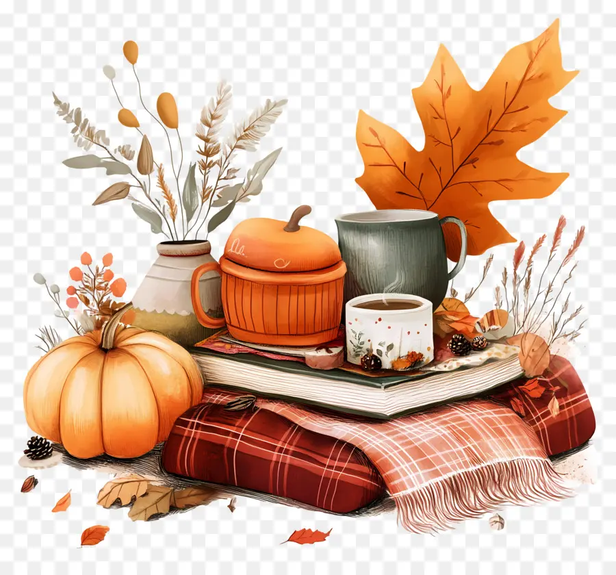 Automne Douillet，Décor D'automne PNG