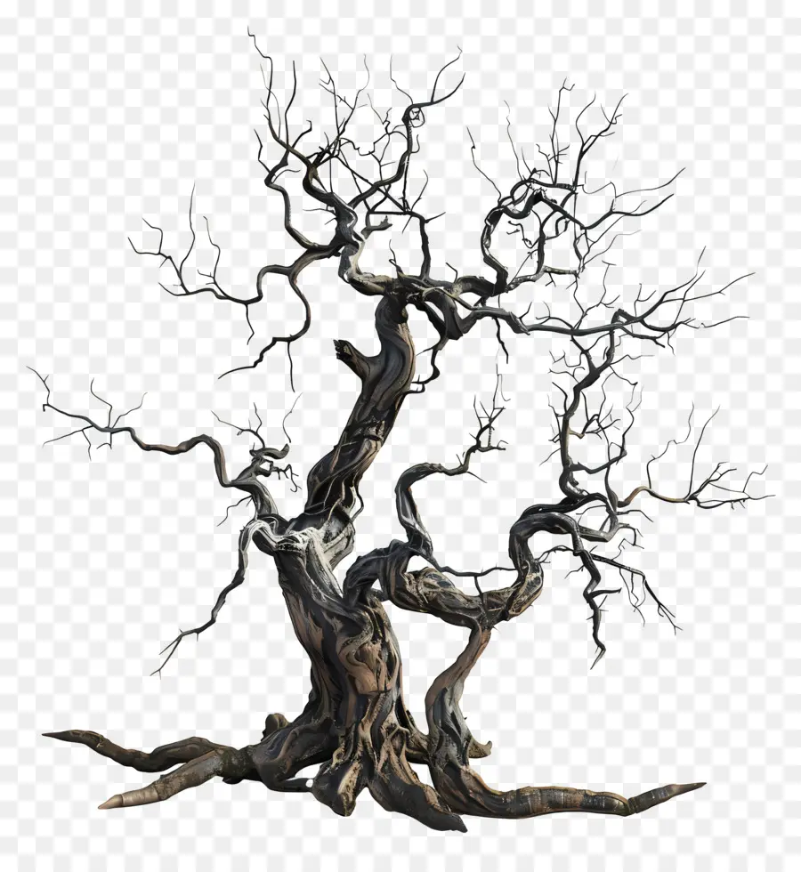 Arbre Mort，Arbre Tordu PNG