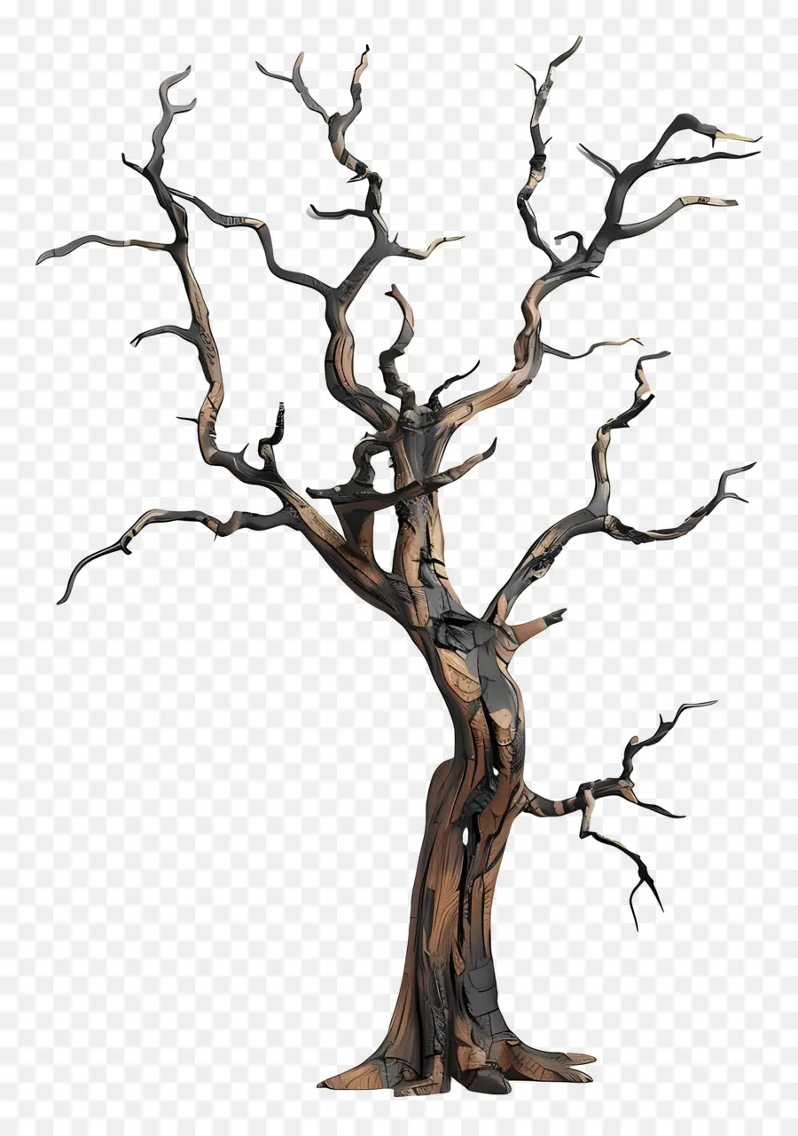 Arbre Mort，Arbre Tordu PNG