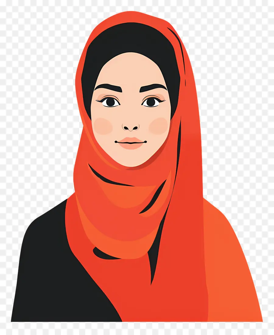 Fille De Dessin Animé Hijab，Femme En Hijab PNG