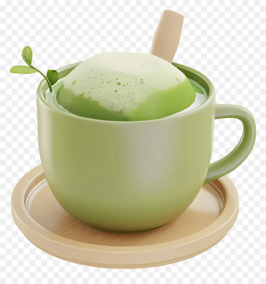 Thé Matcha，Matcha PNG