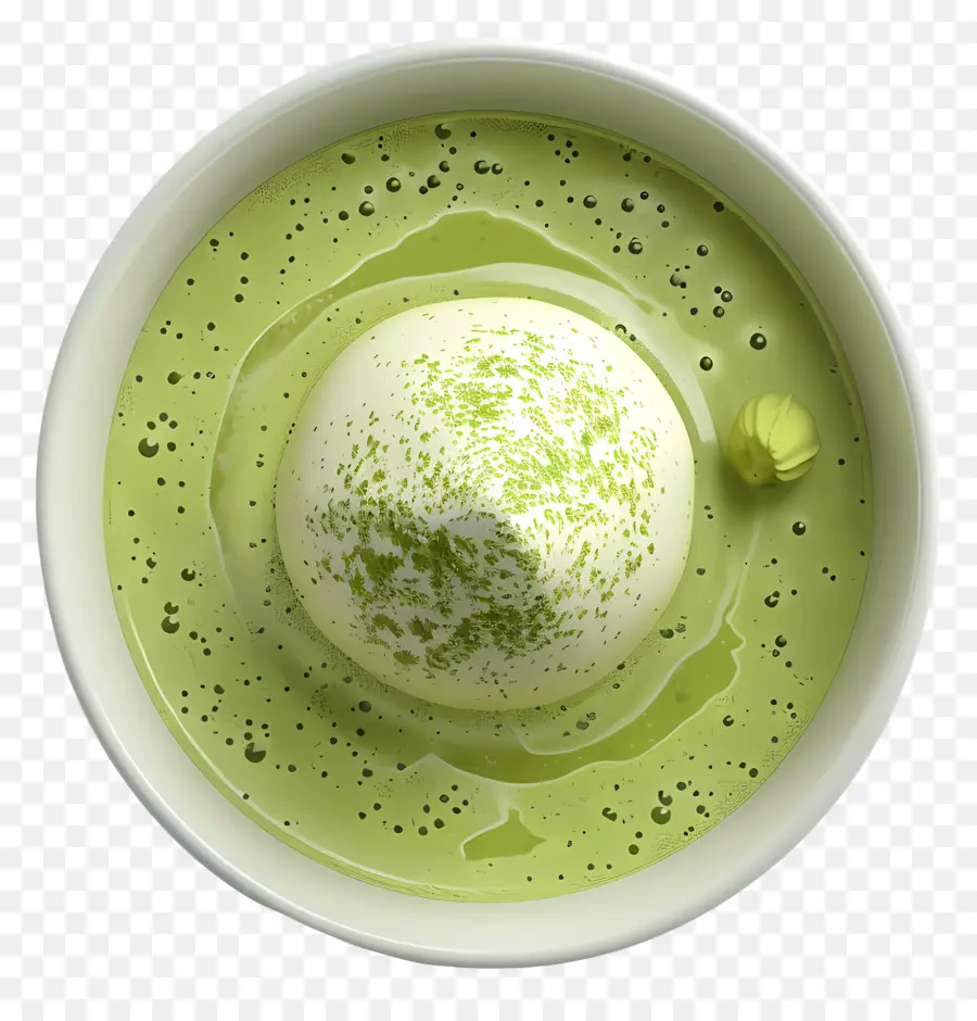 Thé Matcha，Soupe Verte PNG