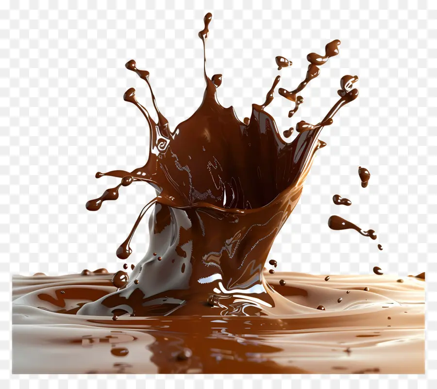 Éclaboussure De Chocolat，Chocolat PNG