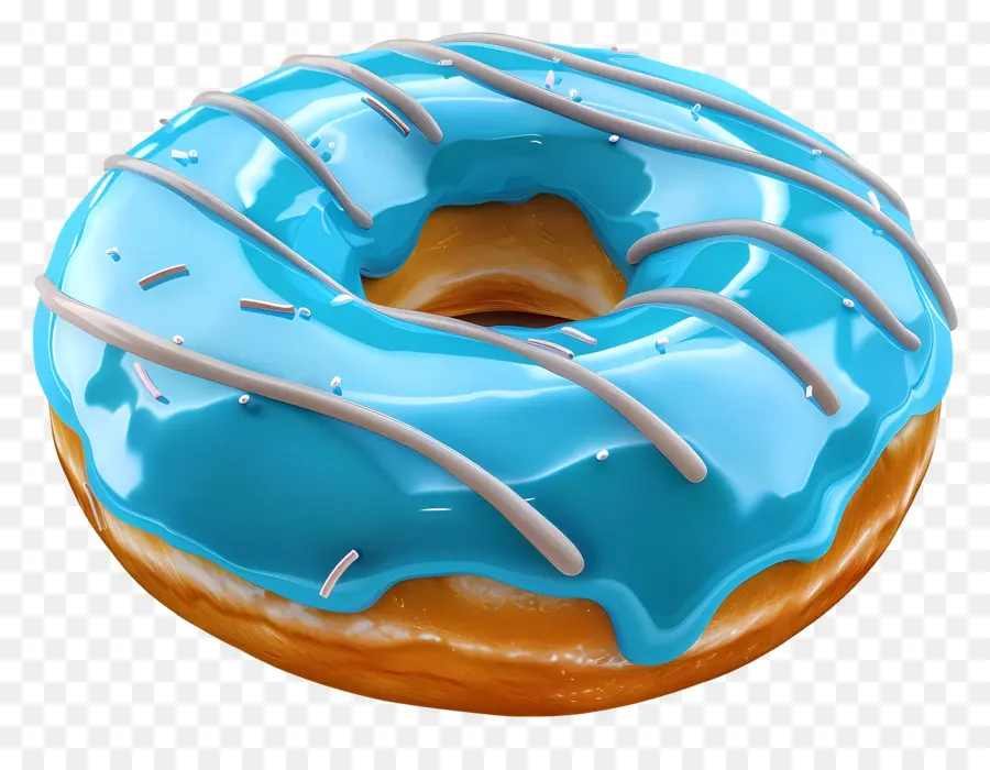 Beignet Bleu，Donut PNG