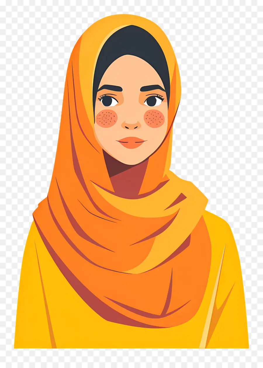 Jolie Fille Hijab，Fille PNG