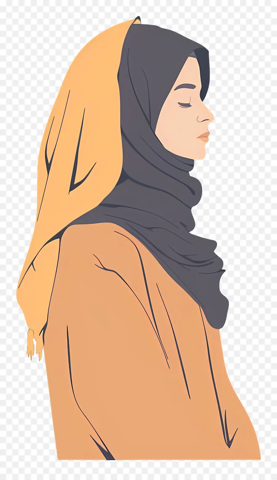 Jolie Fille Hijab，Femme En Hijab PNG