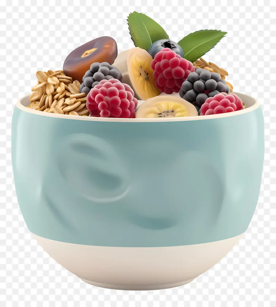 Bol De Petit Déjeuner，Bol De Fruits PNG