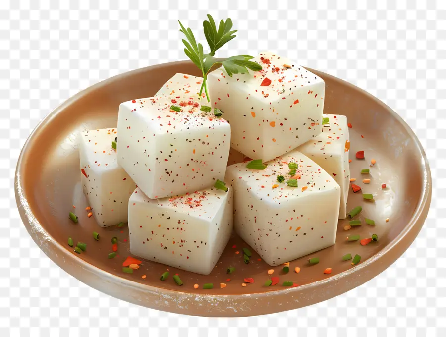 Paneur，Cubes De Fromage Aux Herbes PNG