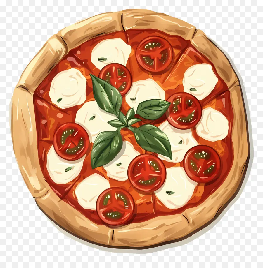 Pizza Marguerite，Pizza PNG