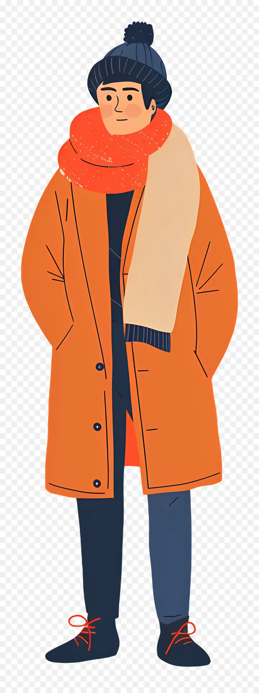 Homme Hiver，Manteau D'hiver PNG