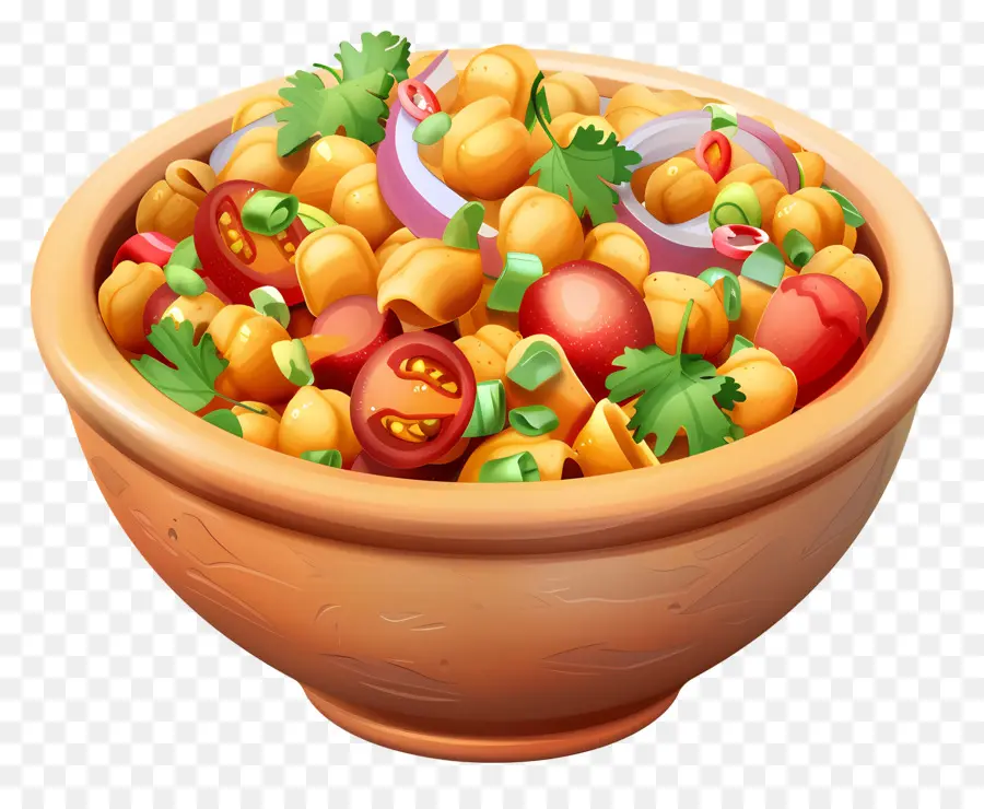 Bol De Chaat Chana，Salade PNG