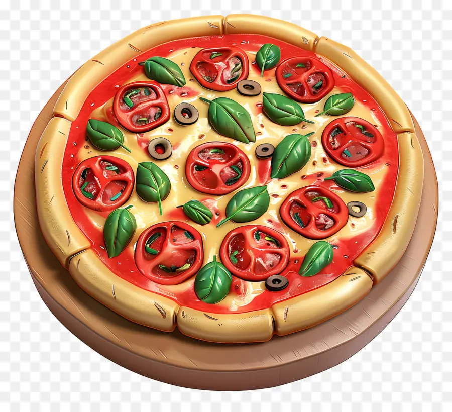 Pizza Marguerite，Pizza PNG