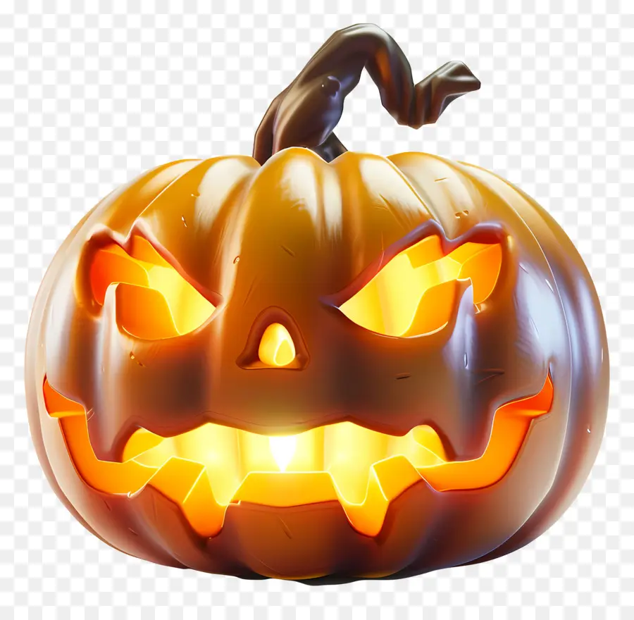 Citrouille D'halloween Lumineuse，Jack O' Lanterne PNG