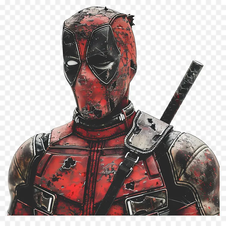 Dead Pool，Personnage Masqué Rouge PNG