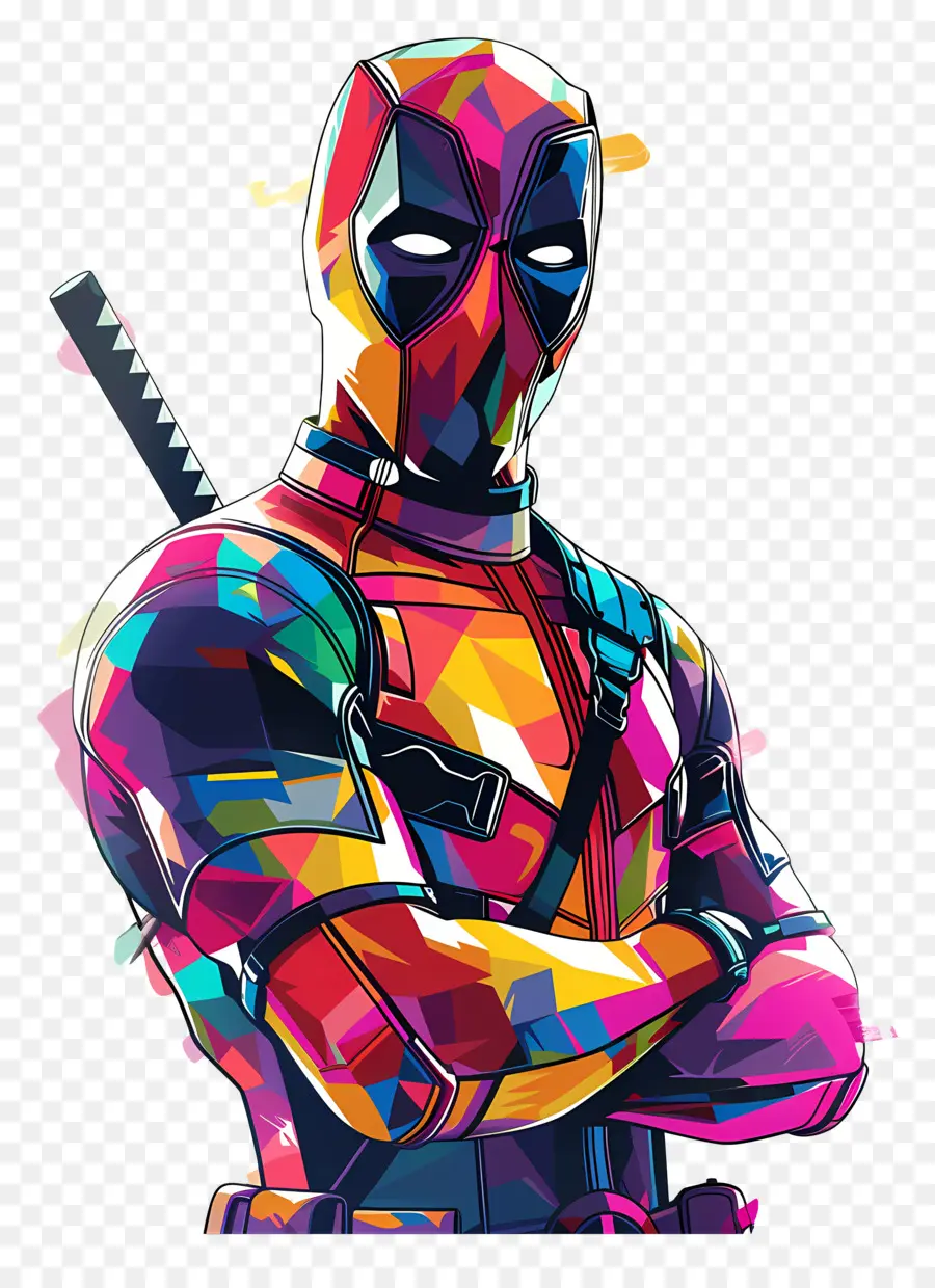 Dead Pool，Personnage Masqué Rouge PNG