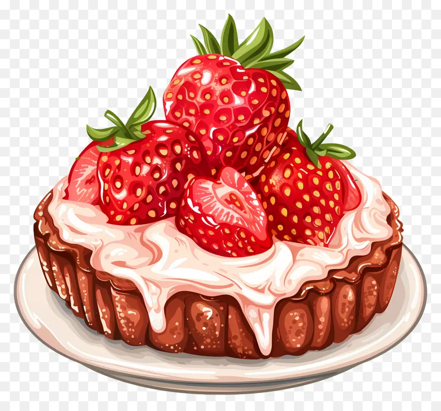 Pâtisserie Aux Fraises，Gâteau Aux Fraises PNG