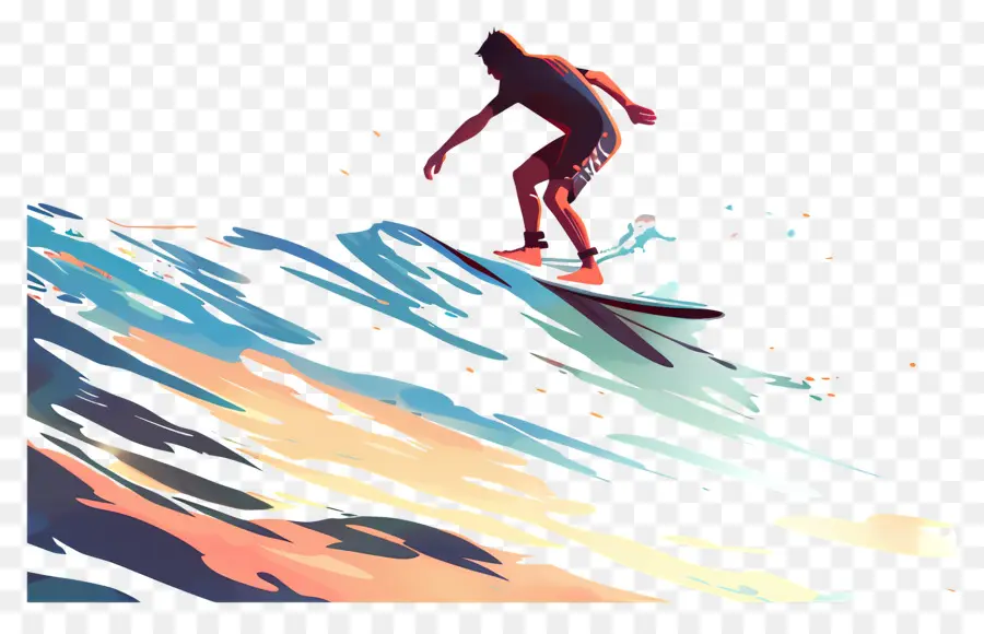 Surfeur，Vague PNG