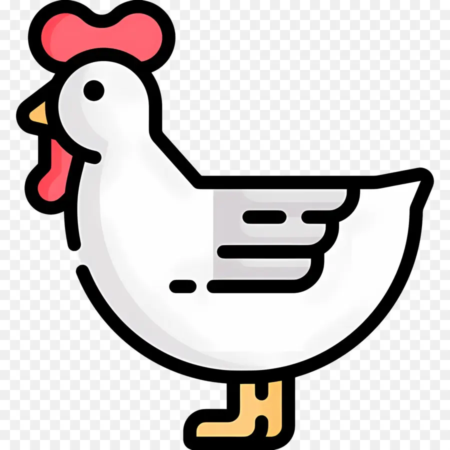 Poulet，Poulet De Dessin Animé PNG