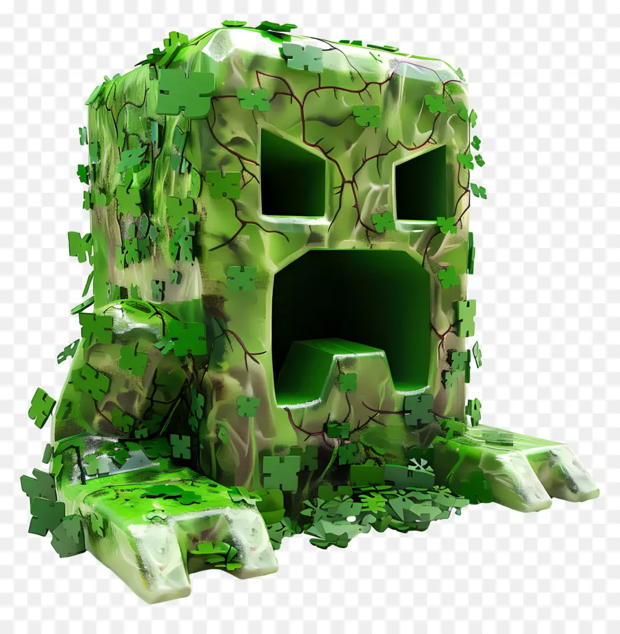 Minecraft Creeper，Liane PNG