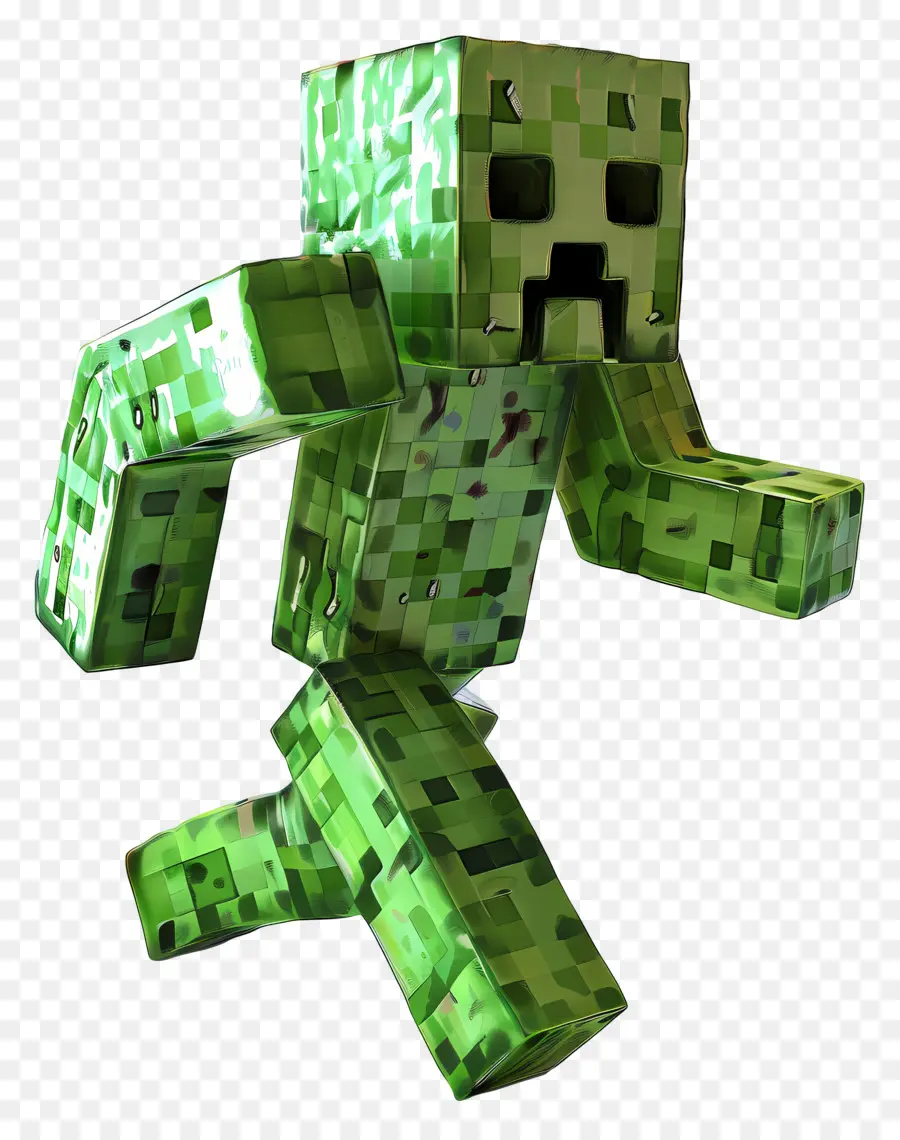 Minecraft Creeper，Plante Grimpante Verte PNG