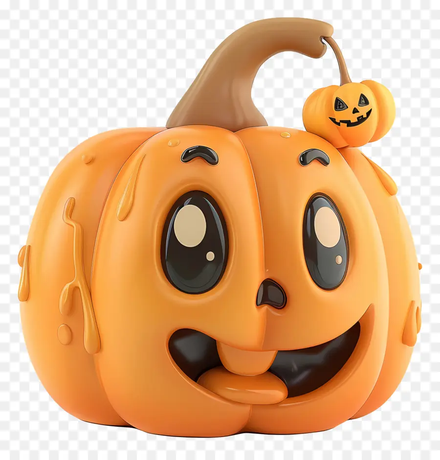 Jolie Citrouille D'halloween，Citrouille Mignonne PNG