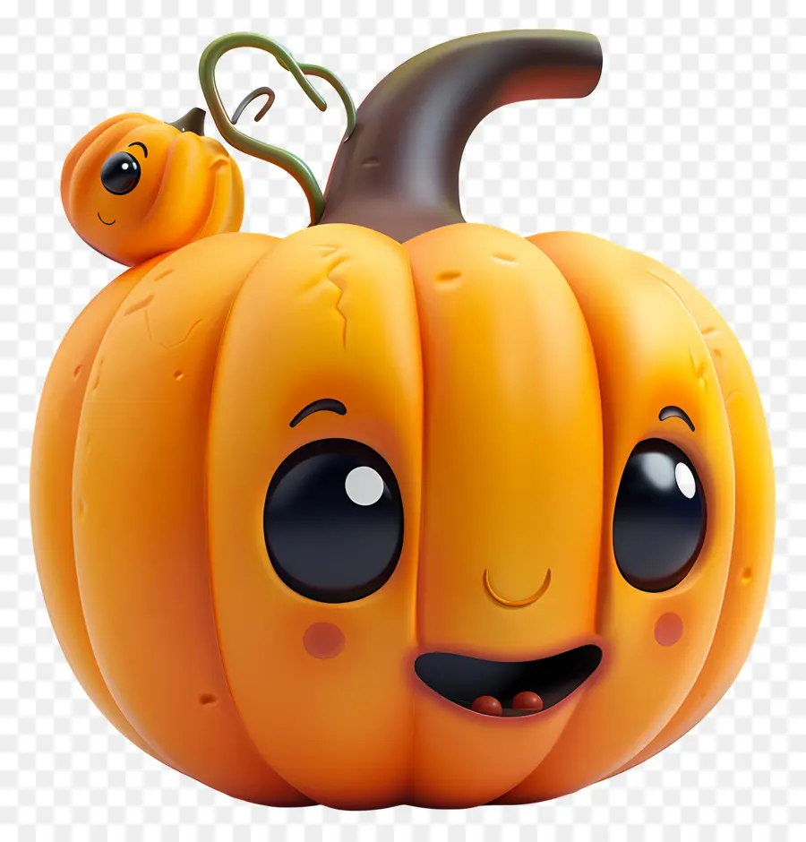 Jolie Citrouille D'halloween，Citrouille PNG